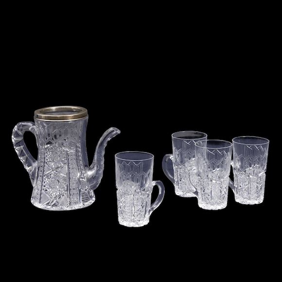 Bonhams Skinner Group of Cut Glass Tableware