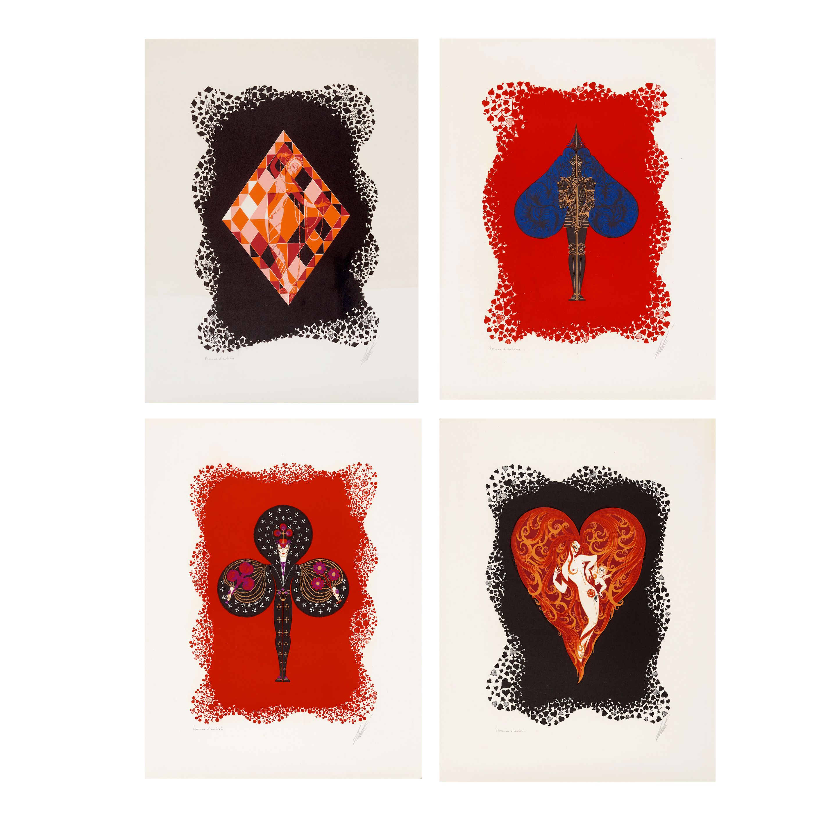 Four Plates, From Aces Suite