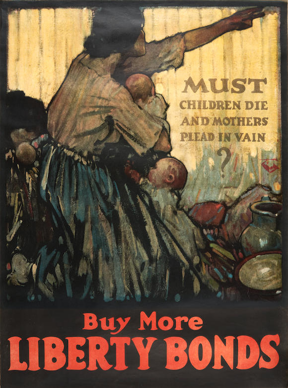 Bonhams Skinner : WORLD WAR I POSTER. EVERETT, WALTER H. 1880-1946 ...