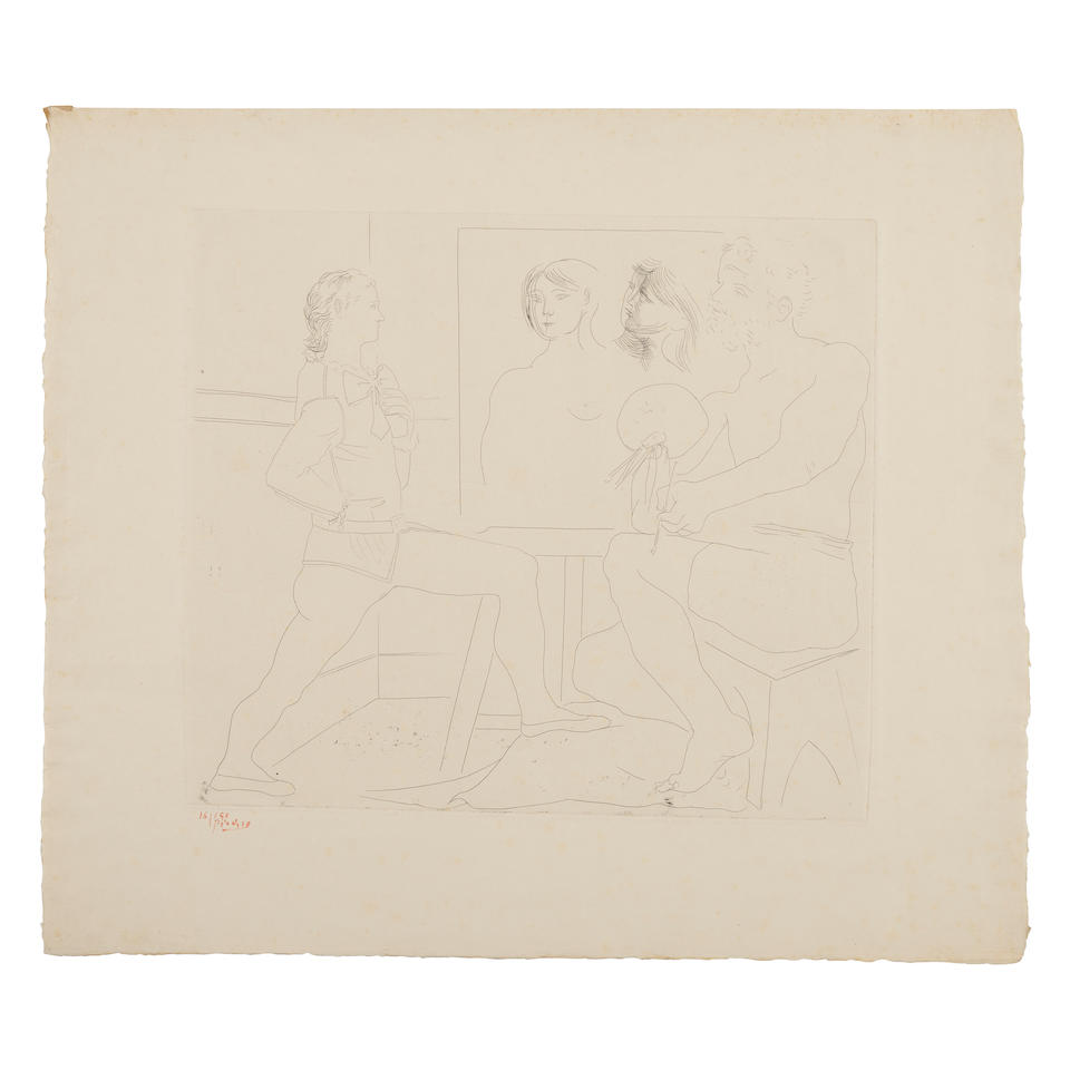 Bonhams : Pablo Picasso Salome Etching, 1905, from 'La Suite des