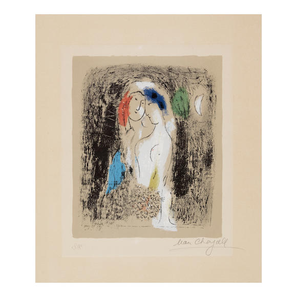 Bonhams Marc Chagall 1887 1985 Les Amoureux En Gris