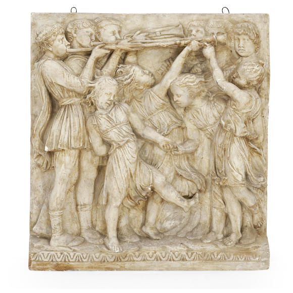 Bonhams Skinner : Caproni Plaster Relief after Luca Della Robbia,