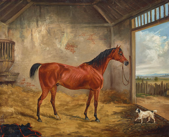 Bonhams : George Henry Laporte (German/British, 1799-1873) Bay horse ...