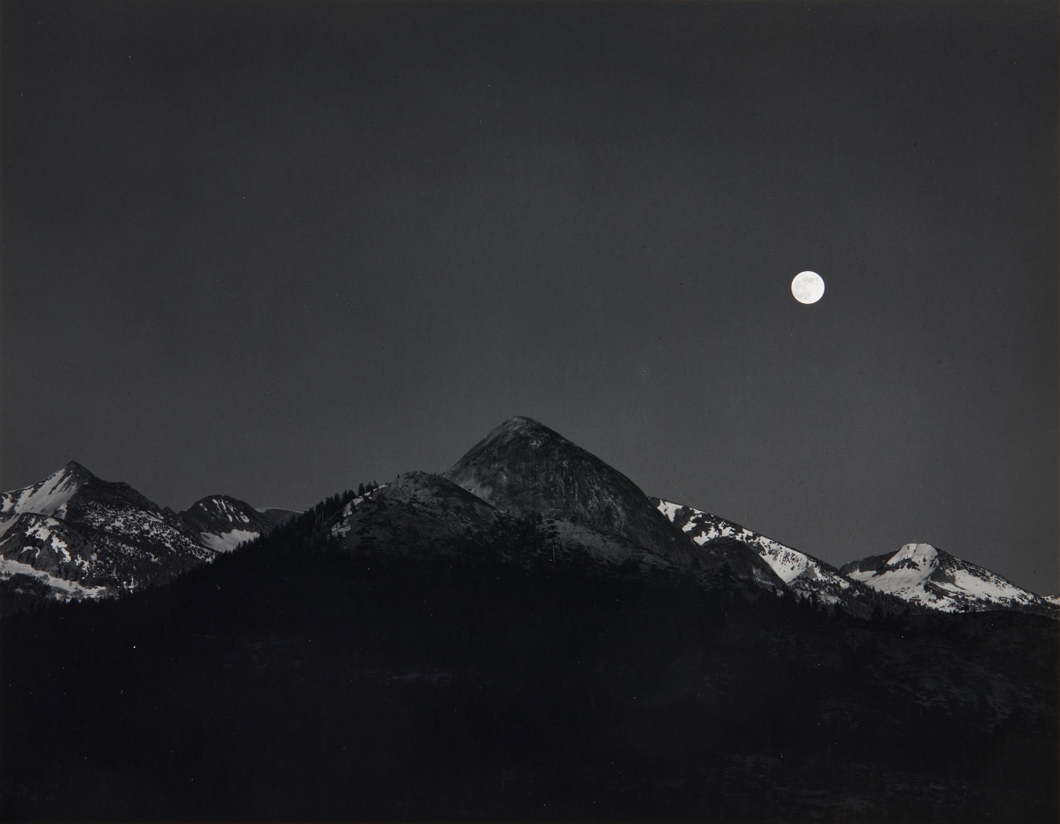 Moonrise from Glacier Point, Yosemite National Park, California