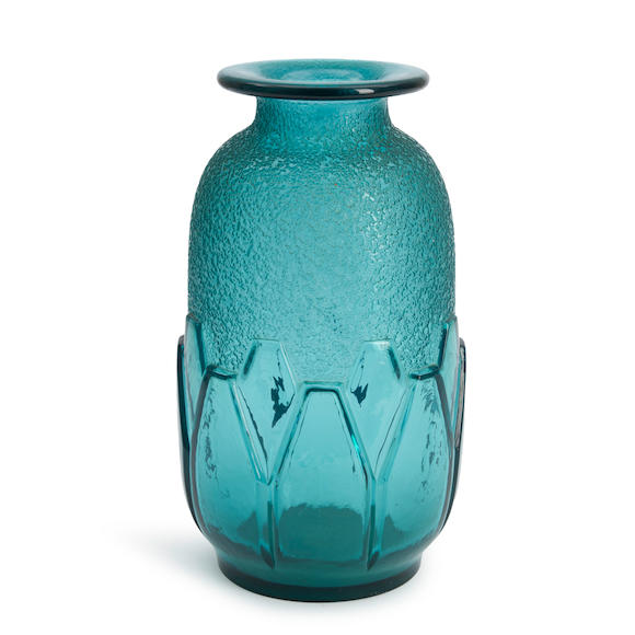 Bonhams Skinner : DAUM ART DECO ACID-ETCHED GLASS VASE, Nancy, France ...