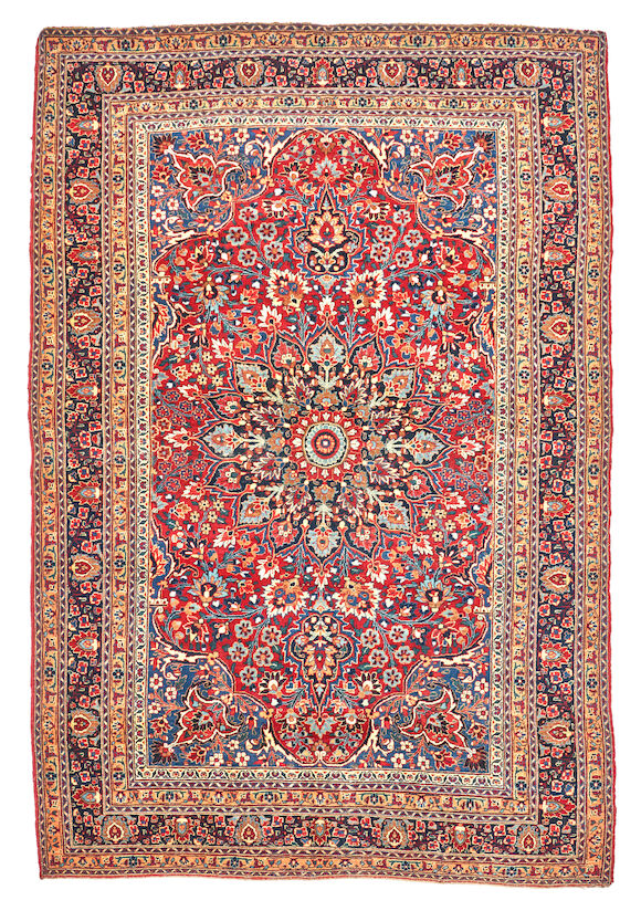 Tehrani Rugs Bonhams Skinner : Tehrani Rug Iran 4 ft. 3 in. x 6 ft. 4 in.