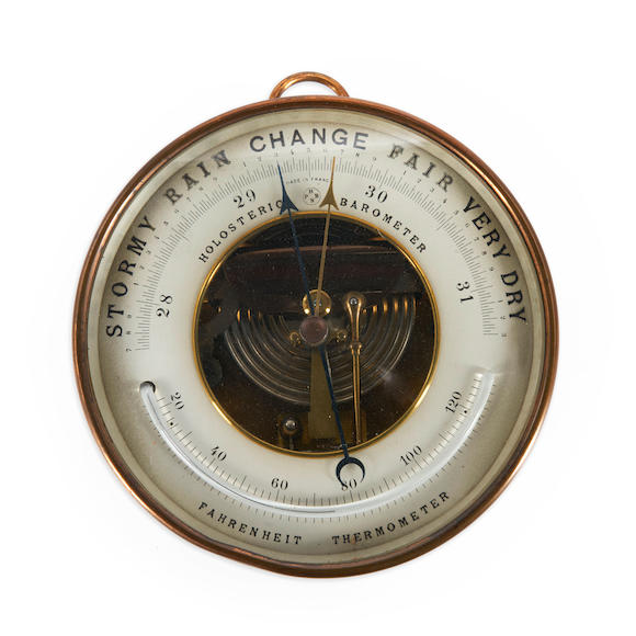 Bonhams Skinner : FRENCH HOLOSTERIC BAROMETER