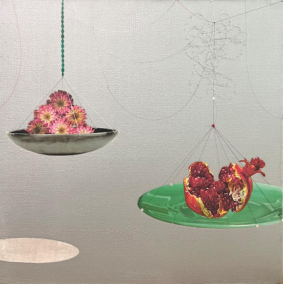 Bonhams : KAORU MANSOUR (B. 1956) Daisy and Pomegranate 101, 2016