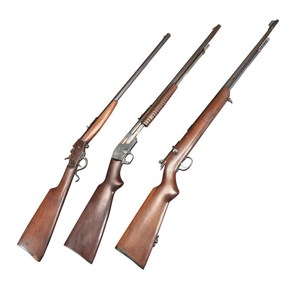 Bonhams Skinner : Three .22 Caliber Rifles. Curio or Relic firearm