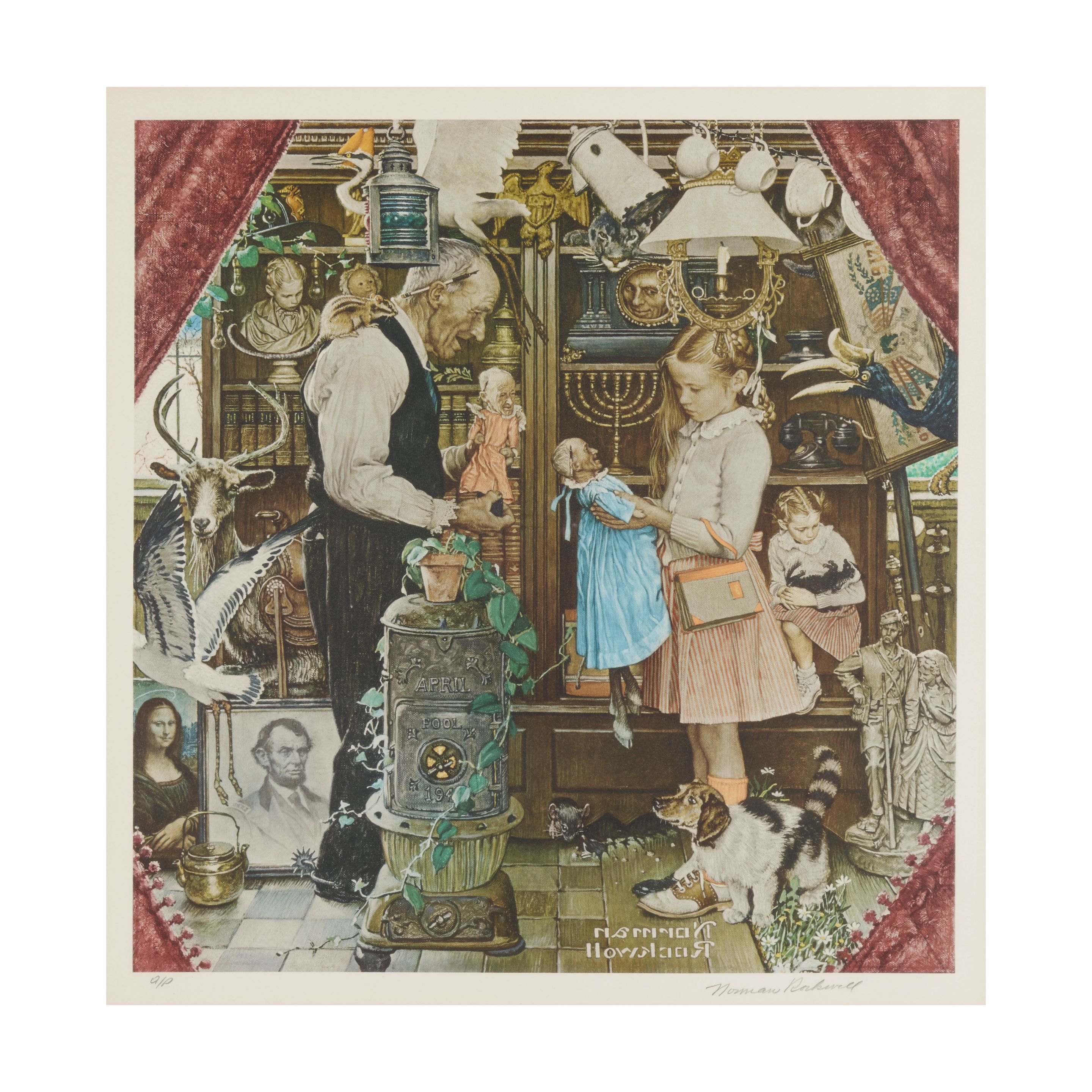 April Fool (Girl with Shopkeeper)
