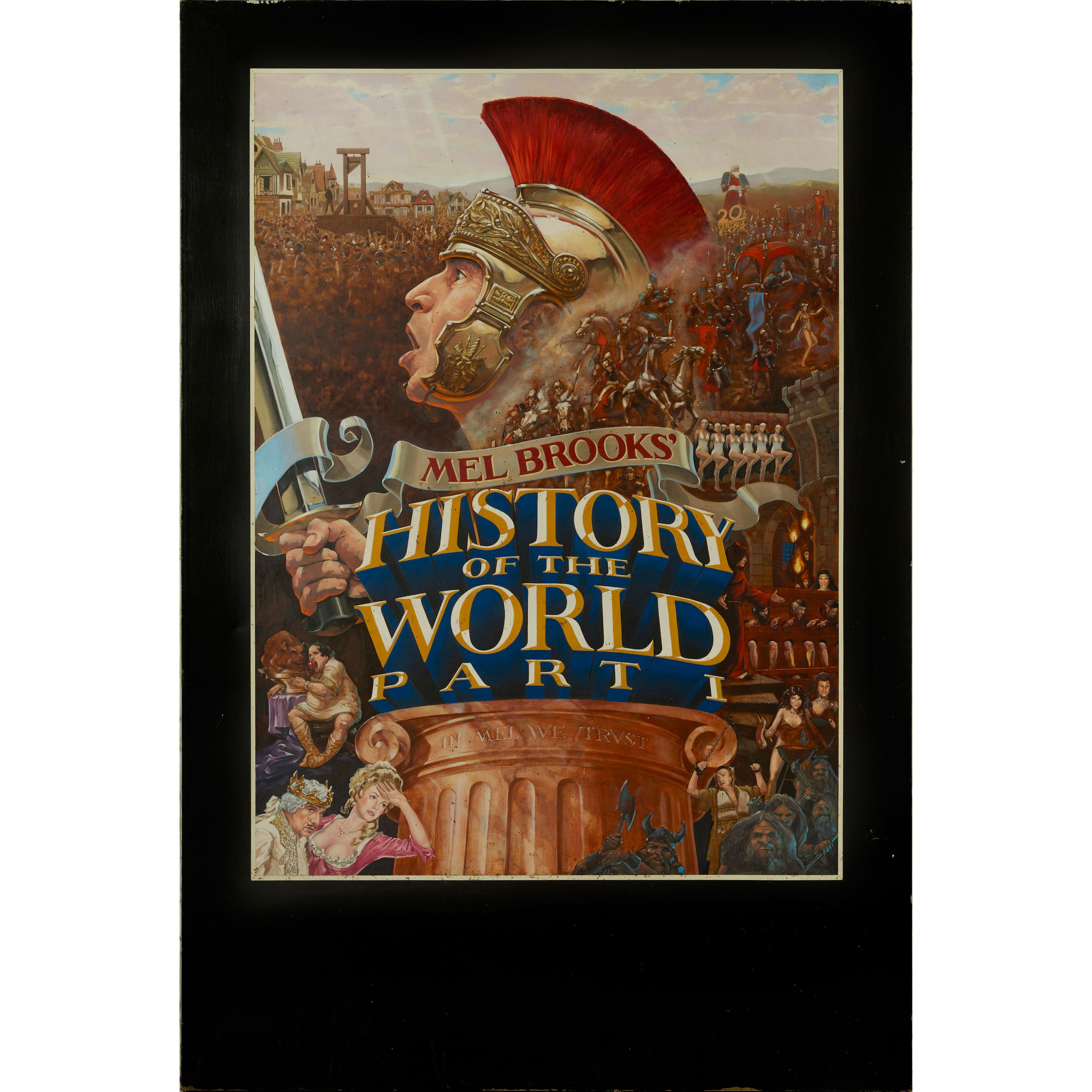 A Mel Brooks History of the World, Part Original Poster Art Bonhams