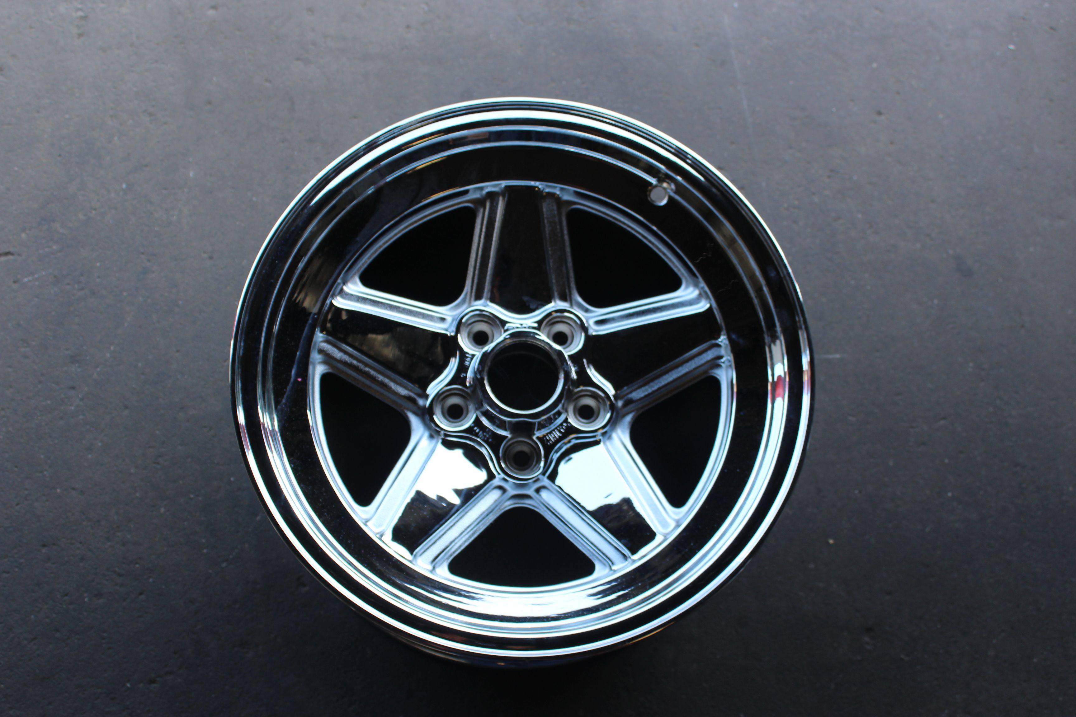 Bonhams Cars : 1 Chromed AMG Penta Star V1 wheel for Mercedes-Benz, 8J ...