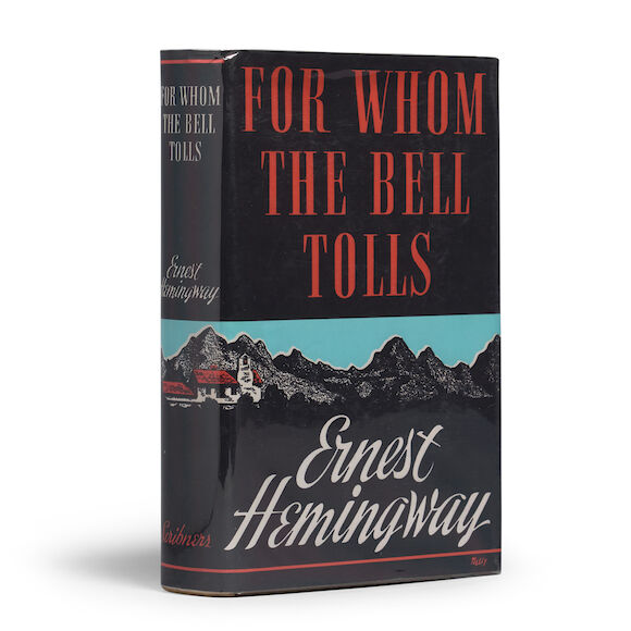 Bonhams : ANNE RICE'S FIRST EDITION COPY OF FOR WHOM THE BELL TOLLS ...