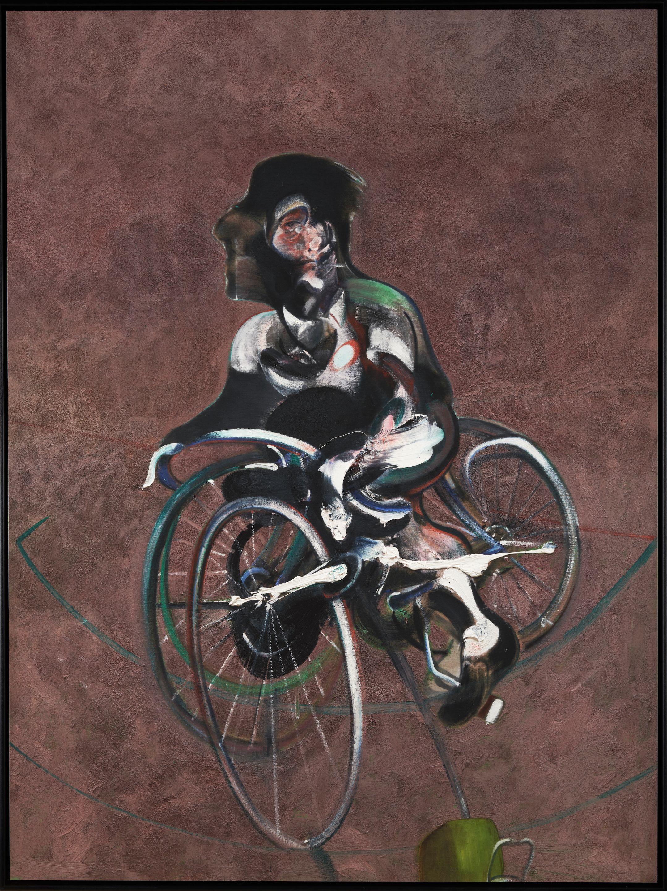 Portrait of George Dyer Riding a Bicycle