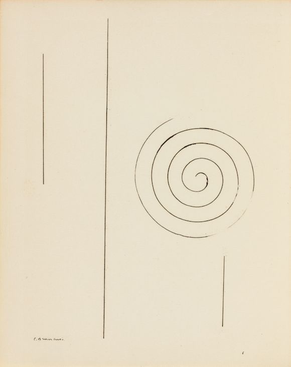 Bonhams BRANCUSI'S ONLY BOOK ILLUSTRATION. JOYCE, JAMES. 18821941