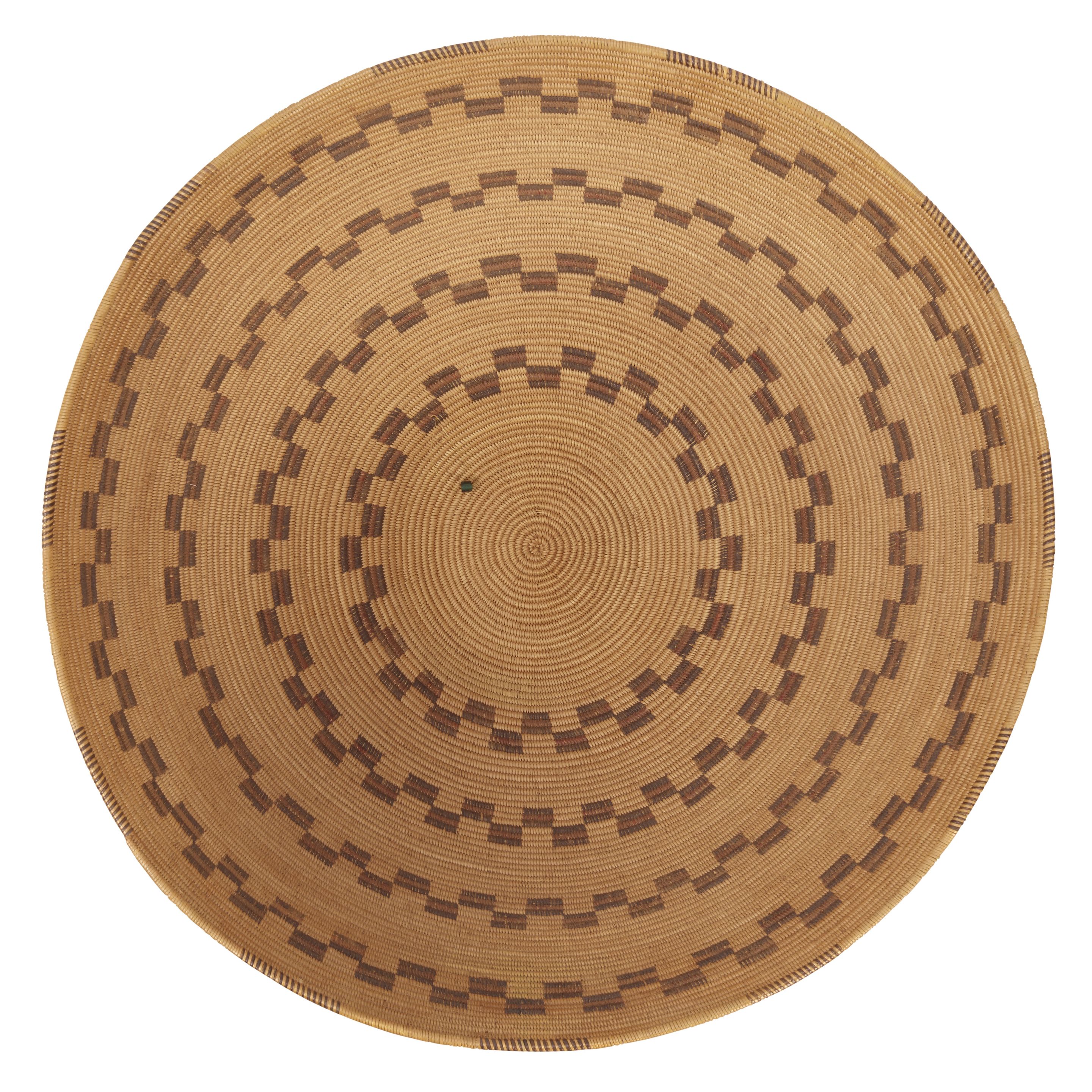 A Yokuts polychrome basket