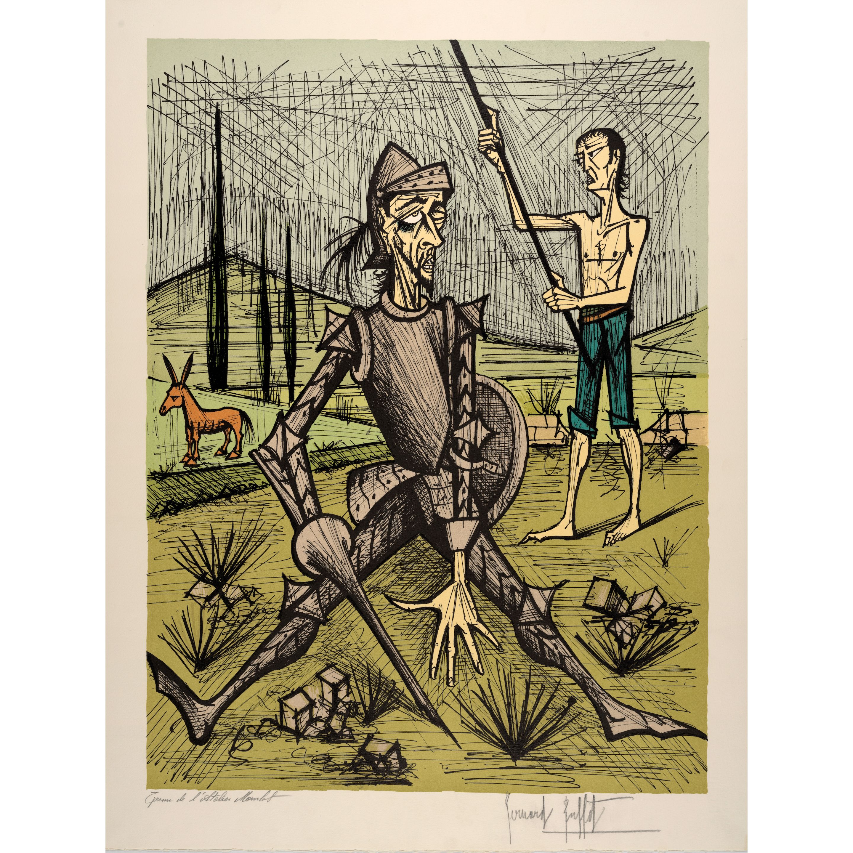 La Rencontre avec les Muletiers, from Don Quichotte