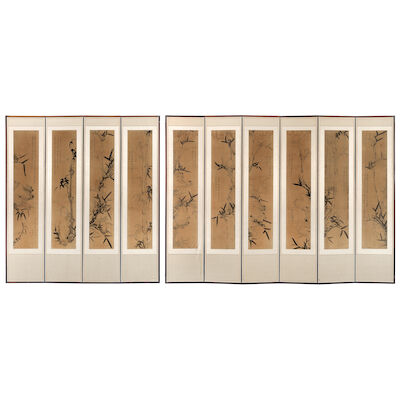 Artist Unknown, 18th/19th Century, Bamboo and Poems Korea, Joseon dynasty (1392-1897), 19th century