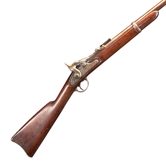 Bonhams Skinner : A RARE SPRINGFIELD U.S. MODEL 1870 TRAPDOOR CARBINE,
