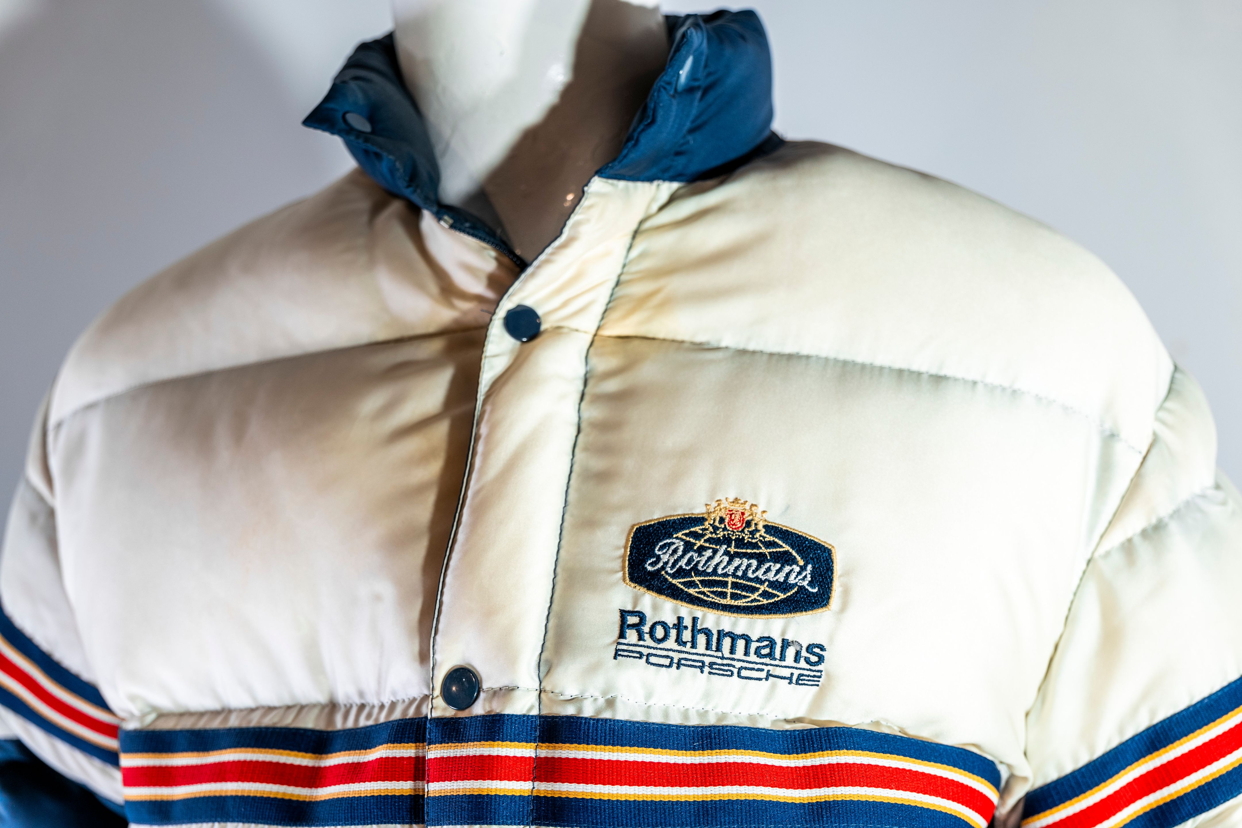 Veste Vintage Coupe-vent ROTHMANS RACING - Masport - Taille L Bleu Marine - Occasion Très Bon état