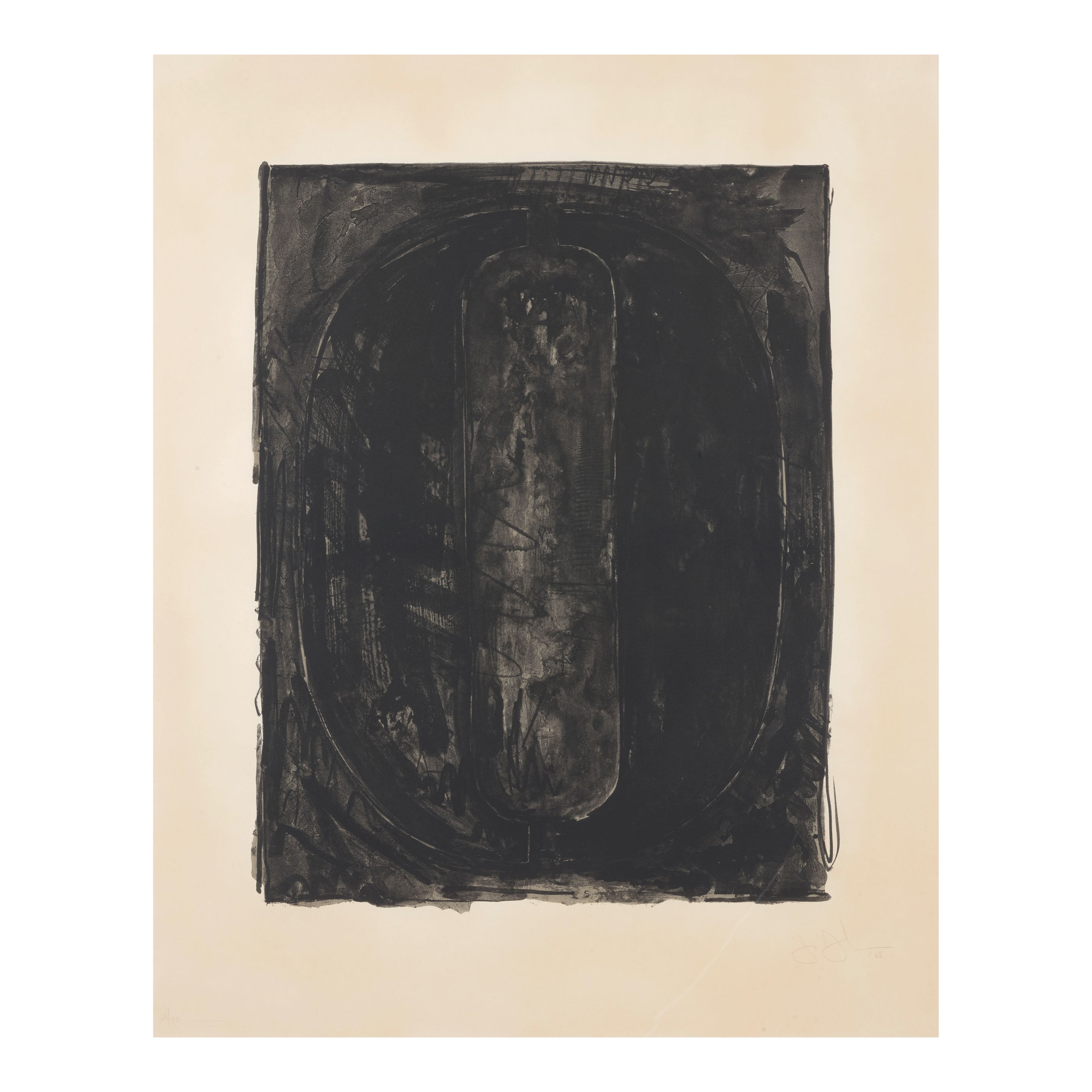 Figure 0, from Black Numeral Series
