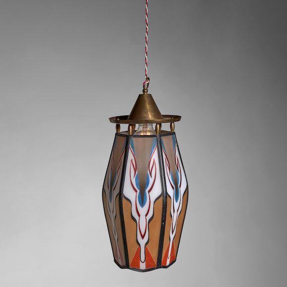 Bonhams : DUTCH MODERN Tuschinski-Style Ceiling Lightcirca 1920painted ...