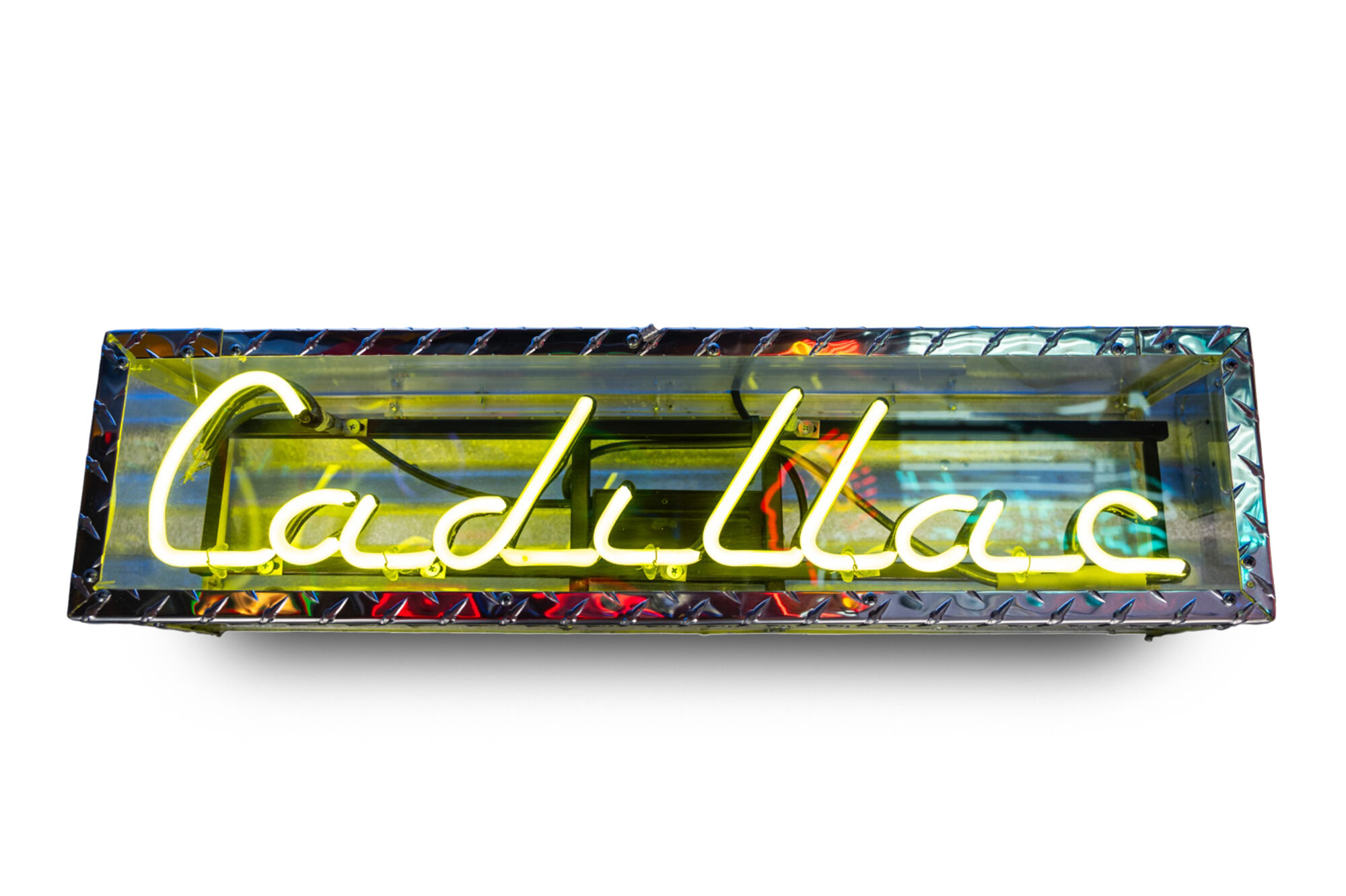 Bonhams Cars : A Cadillac script neon sign,
