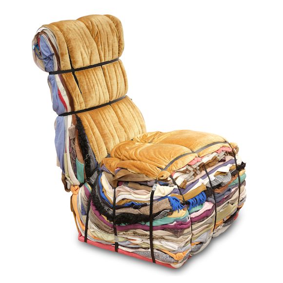 Bonhams : TEJO REMY (BORN 1960) Rag Chaircirca 1991textiles, wood ...