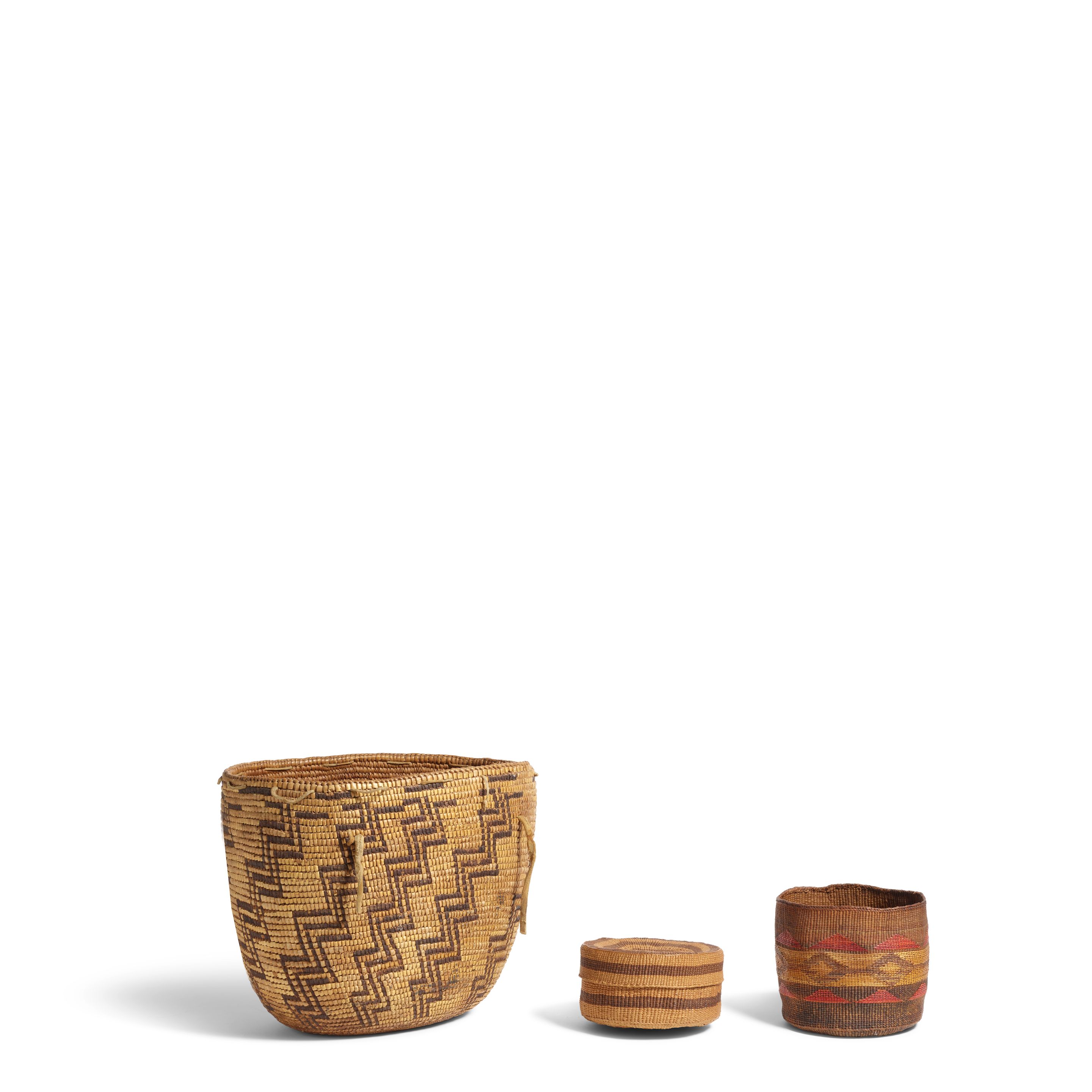 Three Pacific Northwest baskets