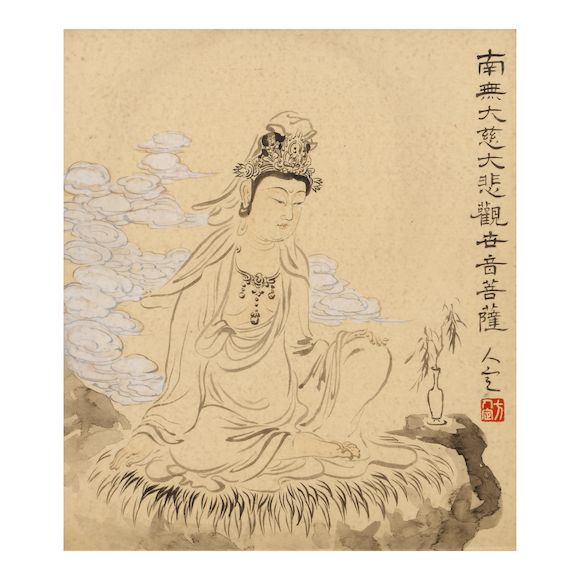 Bonhams : FANG RENDING (1901-1975) Guanyin