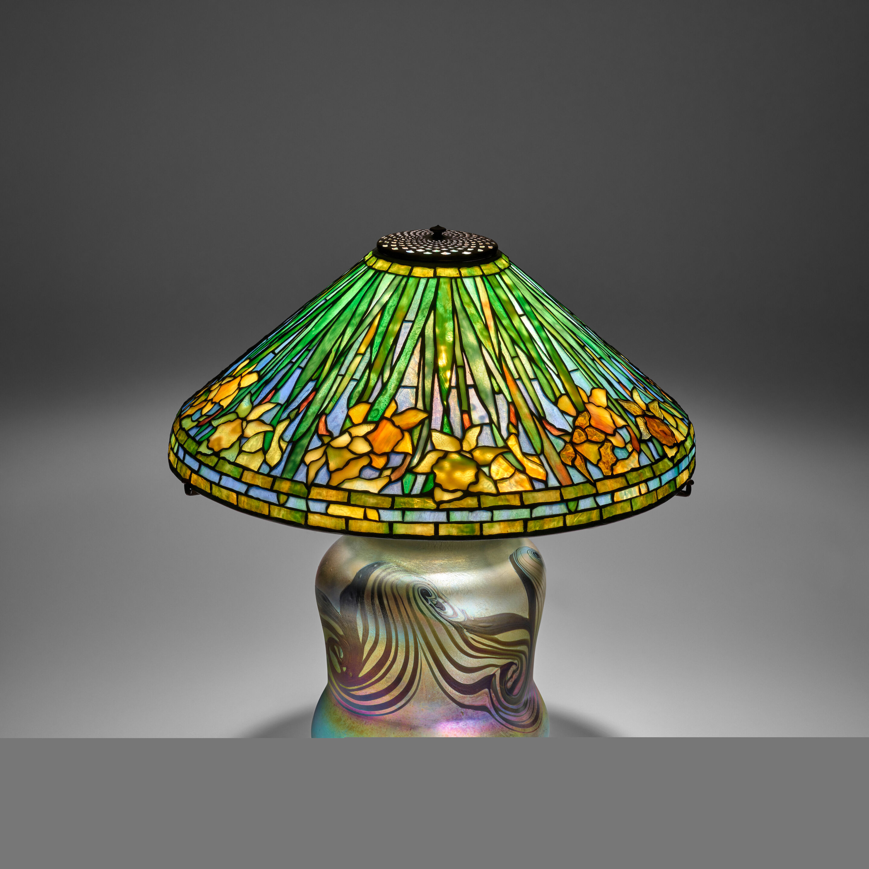 Bonhams : TIFFANY STUDIOS (1885-1930) 'Dogwood' Table Lampcirca