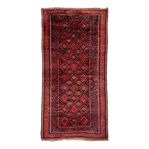 Arab Style Ruf Bonhams Skinner : Arab Baluch Rug Afghanistan 3 ft. 7 in. x 7 ft. 5 in.