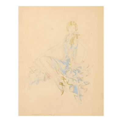 Everett Shinn (1876-1953) The Flapper sheet 10 7/8 x 8 5/8 in. (27.6 x 21.9 cm.) (Executed in 1929.)
