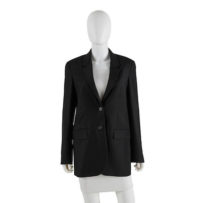 THE ROW: BLACK WOOL BLAZER
