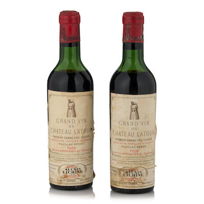 Château Latour, 1959 (2 bottles, 375ml)