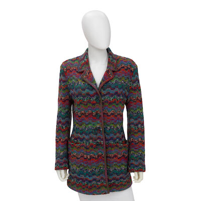 MISSONI: ZIG ZAG KNIT JACKET