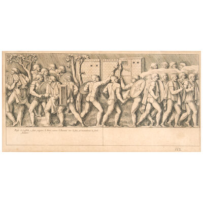 Pietro Santi Bartoli (Italian, 1635-1700), Plate from Colonna Traiana