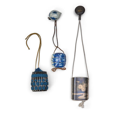 Three Inro Japan, Meiji (1868-1912) or Taisho (1912-1926) era, late 19th/early 20th century