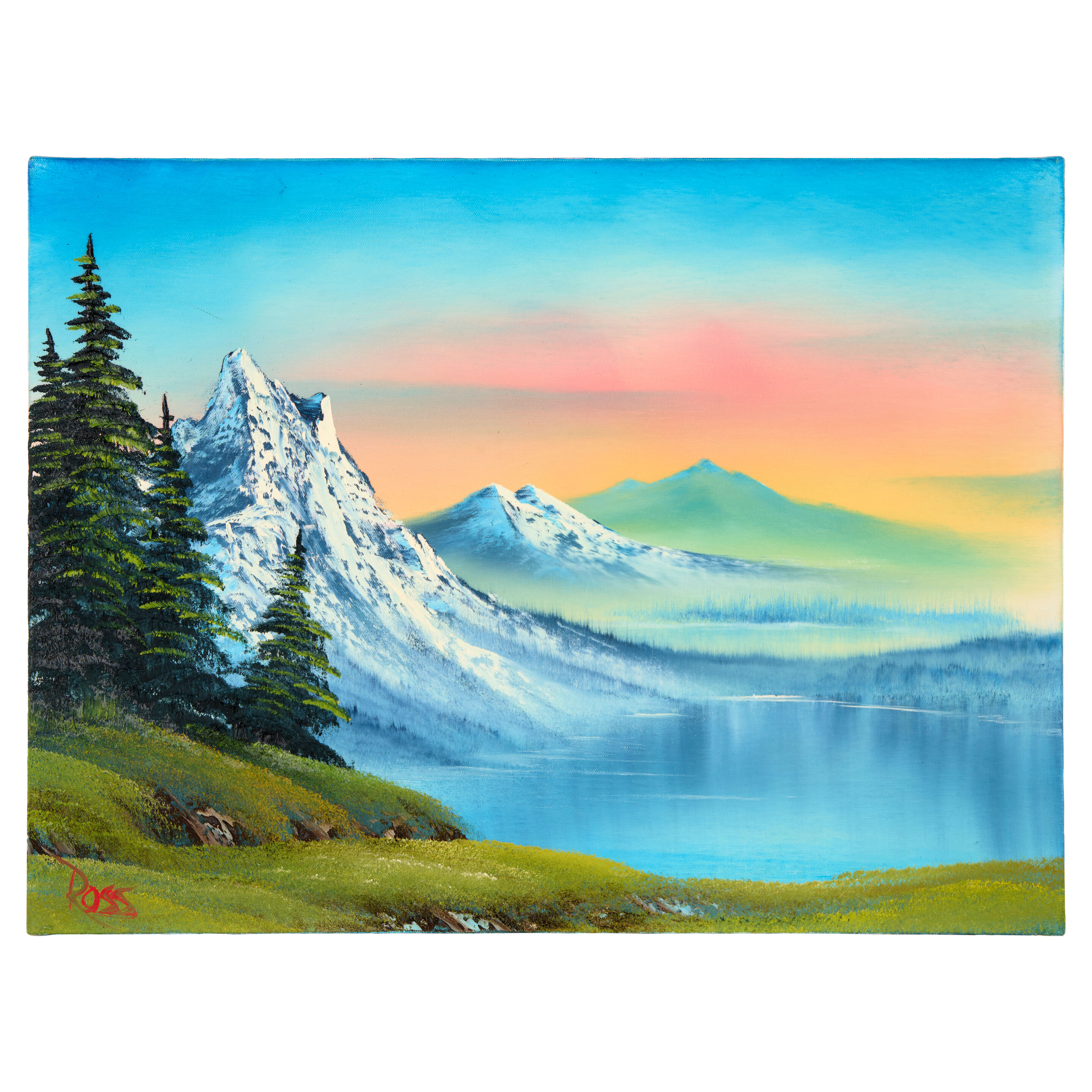 BOB ROSS, Under Pastel Skies