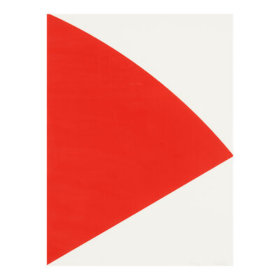 Ellsworth Kelly (1923-2015); Red Curve (for Joel)