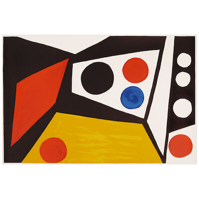 Alexander Calder (1898-1976); Composition with Circles