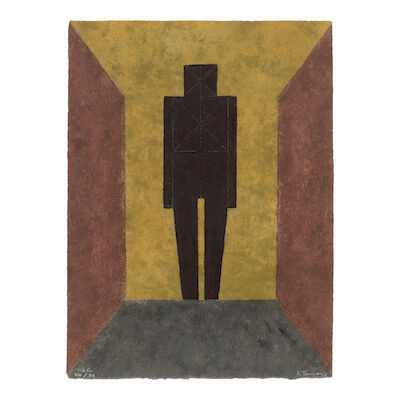 Rufino Tamayo (1899-1991); Figura en negro (Figure in Black), from Rufino Tamayo 15 aguafuertes 1980