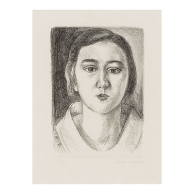 Henri Matisse (1869-1954); Jeune fille au col d'organdi (Young Girl with Organdy Collar)