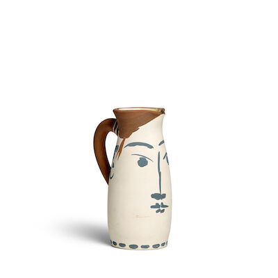 Pablo Picasso (1881-1973); Chope visage (Face pitcher)