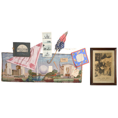 A Collection of World's Fair Souvenirs circa 1892-1939