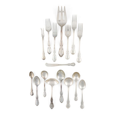 Two Towle sterling Silver Partial Flatware Sets