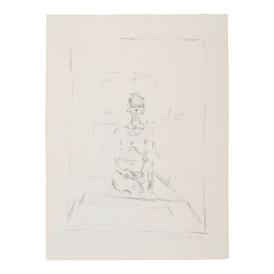 Alberto Giacometti (1901-1966); Nu Assis (Seated Nude)