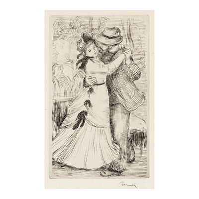 Pierre-Auguste Renoir (1841-1919); La danse à la campagne, 2e planche (Dance in the Country, 2nd plate)