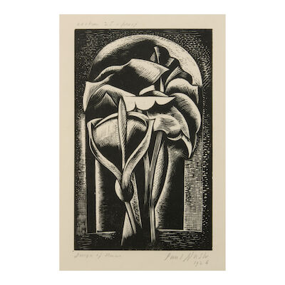 Paul Nash (1889-1946); Design of Flowers