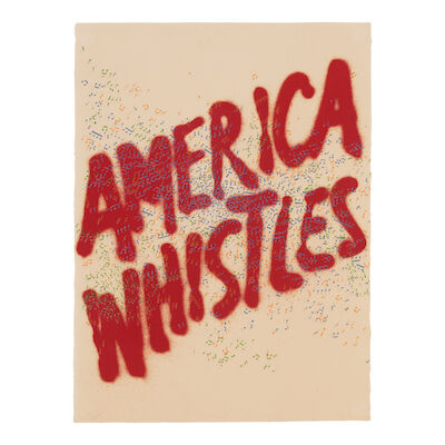 Ed Ruscha (born 1937); America Whistles, from America: The Third Century